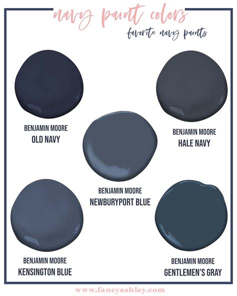 navy blue paint colors